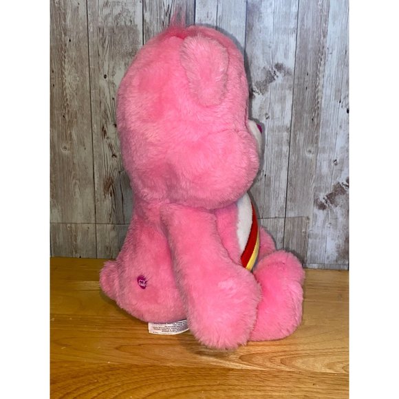 Care Bears Unlock the Magic Pink Rainbow Cheer Bear 14” Plush 2020 Toy Heart - Picture 8 of 12